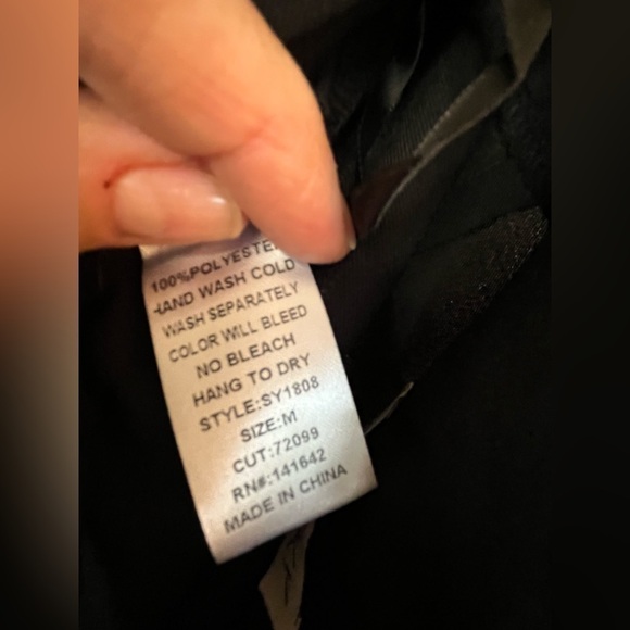 NWOT She + Sky Split Hem Woven Flare Dress Pants. Size M - Picture 8 of 8